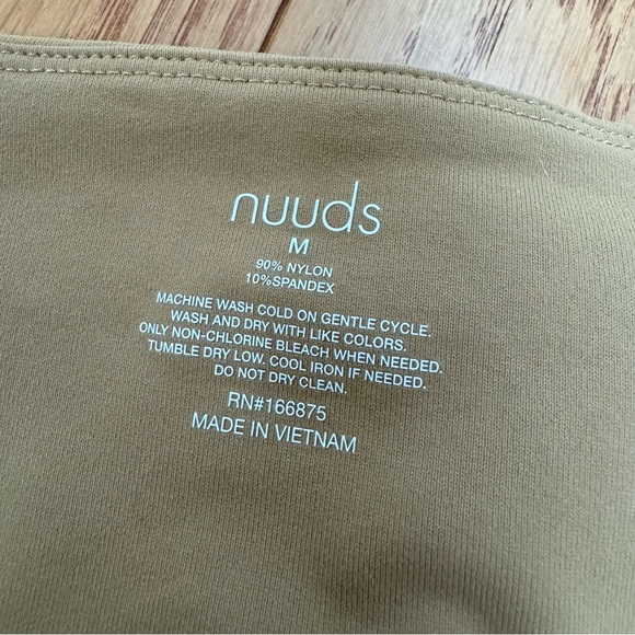 Nuuds Square Neck Long Sleeve Bodysuit Size Medium - Picture 4 of 8